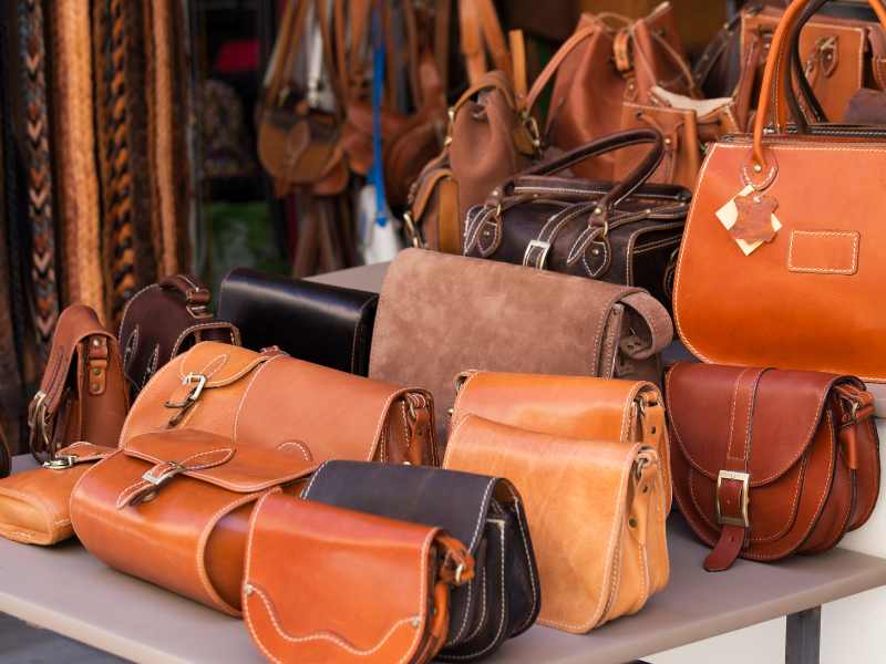 leather goods prices